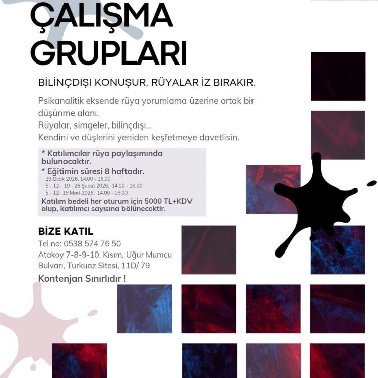 Rüya Analizi Çalışma Grupları